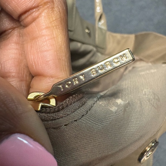 Tory Burch Nylon Tote Bag – Beige/Tan - Picture 7 of 13